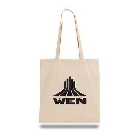 tote bag with custom image printed on it